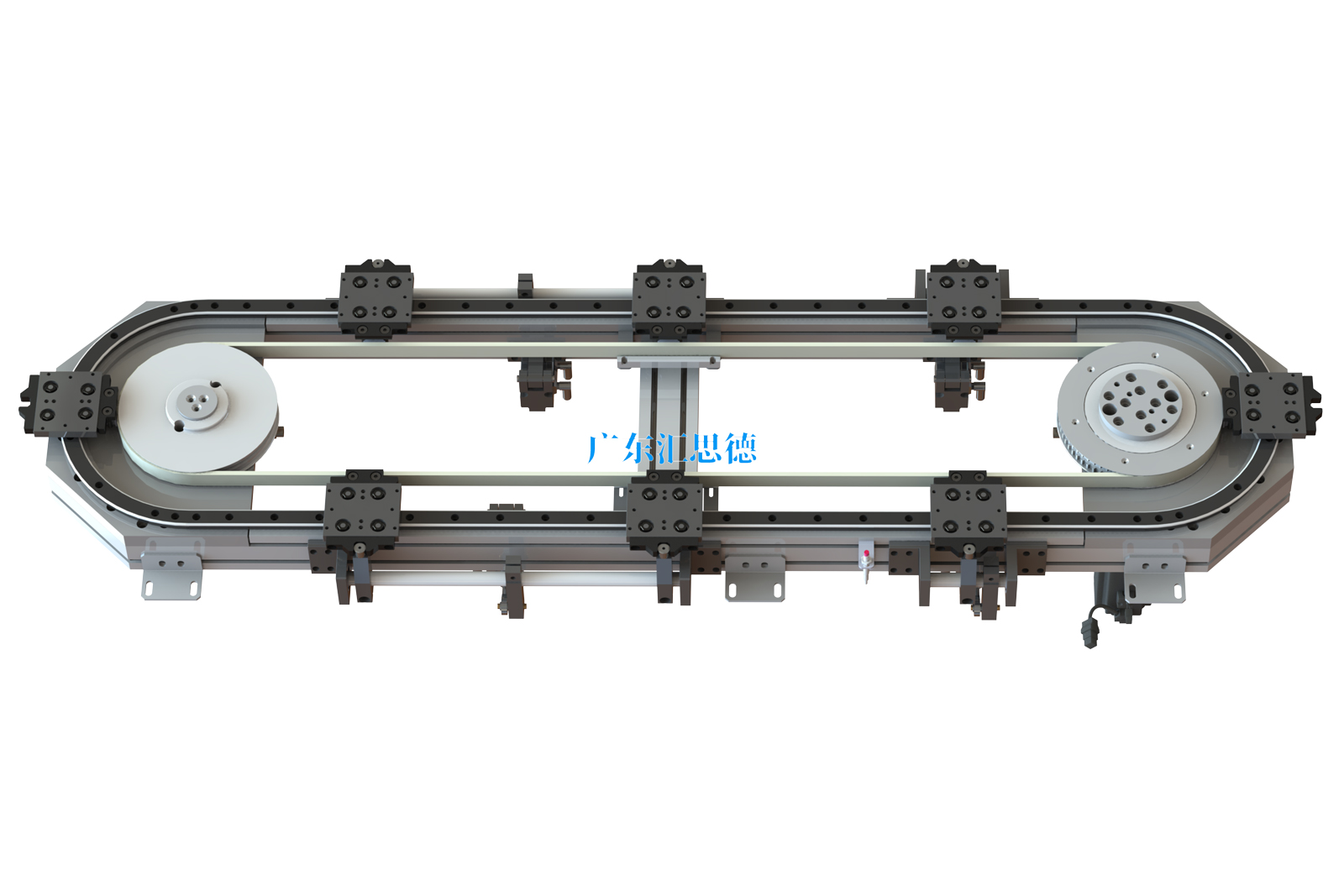 环形导轨运送线同步带传动和链条传动该怎样