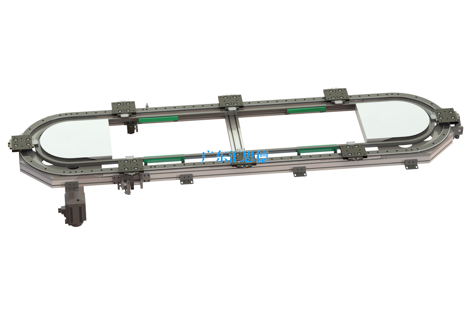 环形导轨运送线同步带传动和链条传动该怎样选择？(图2)