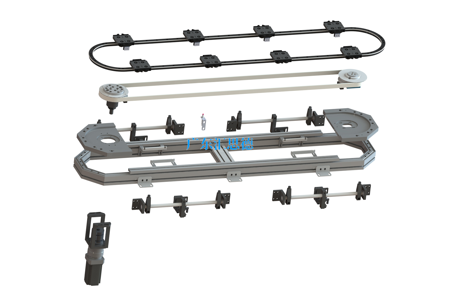 环形导轨运送线同步带传动和链条传动该怎样选择？(图3)