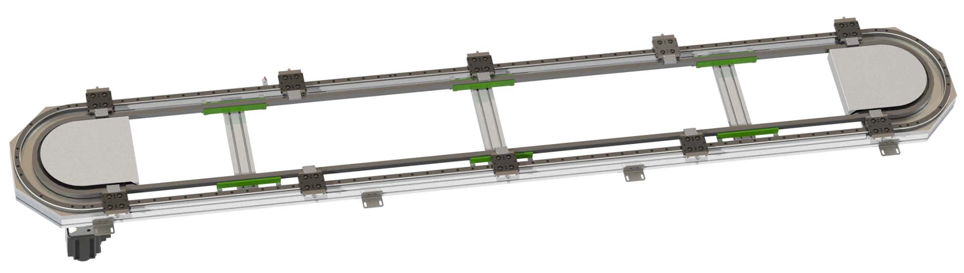 椭圆型材链传动环形导轨运送线25-OV2系列(图4)